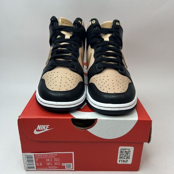 Nike Dunk High LXX WMNS “Black Flax/Vachetta Tan” 2023 - Picture 2 of 5